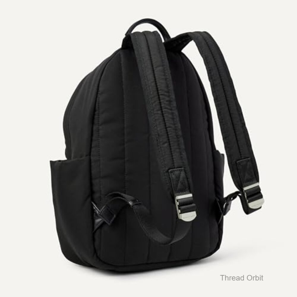 Small Quilted Backpack With Adjustable Straps And… - image 4